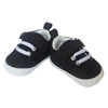 So Dorable Black Hi Top Sneakers size 0-6 months