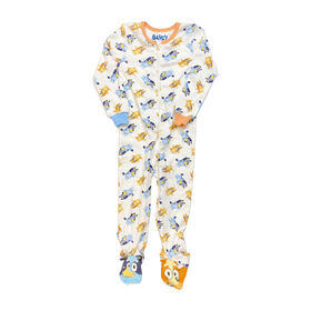 Bluey - Bluey and Bingo Onesie White