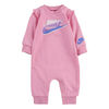 Nike Ruffle Coverall - Pink, Size 0-3 Months