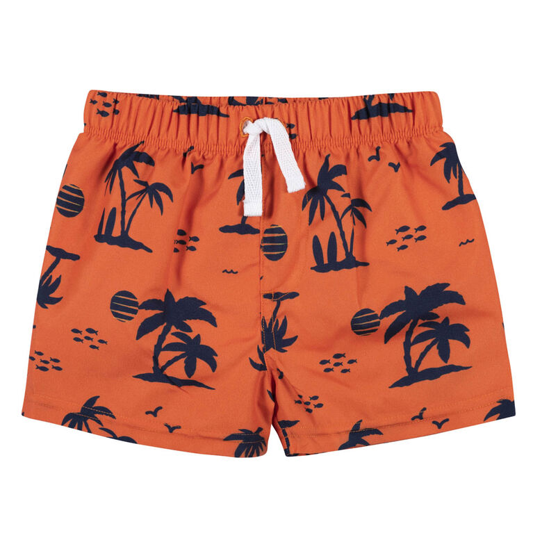 Gerber - Ensemble 2 pi&egrave;ces pour b&eacute;b&eacute; et tout-petit gar&ccedil;on Vacation Vibes Rash Guard et maillot de bain - 0-3 mois