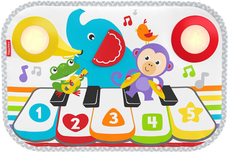 Fisher-Price Smart Stages Kick & Play Piano - English Edition