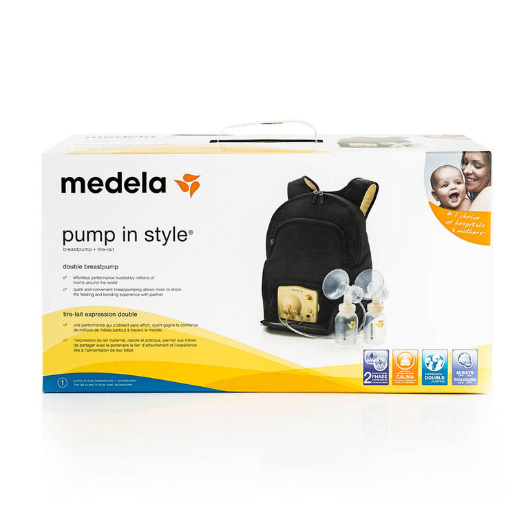 Medela Pump in Style Breastpump Backpack - with BPA-Free Bottles