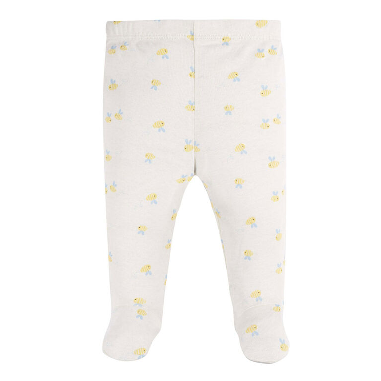 Gerber Childrenswear    Ensemble Ramenez-Moi à la Maison à boutons pression côté Abeilles