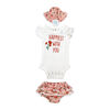 Baby Mode 3 Piece Skort Set: Happiest With You 