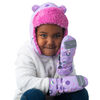 FlapJackKids - Baby, Toddler, Kids, Girls - Water Repellent Trapper Hat - Sherpa Lining - Unicorn/Lilac - Small 6-24 months