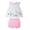 Fisher Price 2 PC Dress and Panty Set - Pink, Newborn