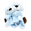 Amor Bebe Ridged Plush Toy with Nunu: Blue Dog