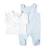 Rock a Bye Baby - Boys 2 Piece Dungaree Set : Star - 3-6 months