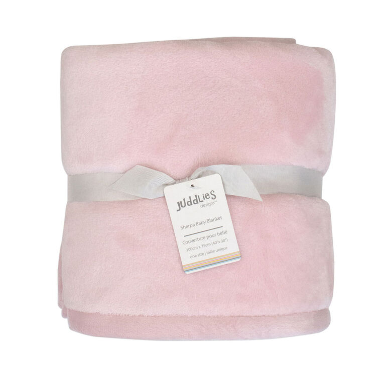 Judddlies - Couverture Sherpa En Flanelle - Rose