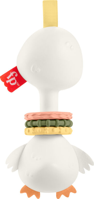 Fisher Price Clack & Quack Goose Baby Toy with Fine Motor Activity for Newborns