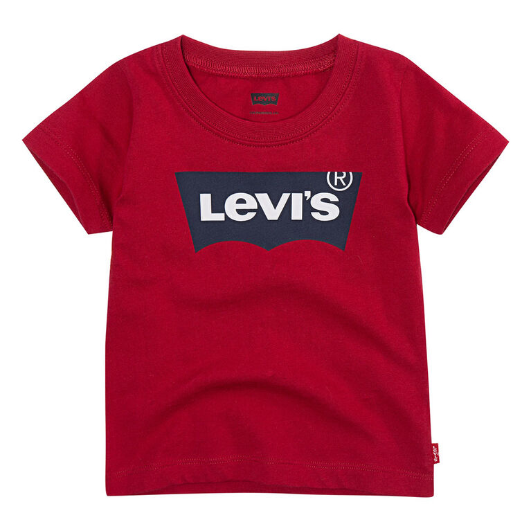 Levis T-shirt - Rouge, 12 mois