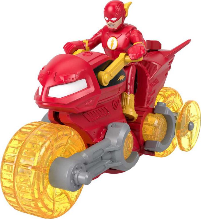 Imaginext -DC Super Friends - Coffret figurines -Batman et Flash, moto