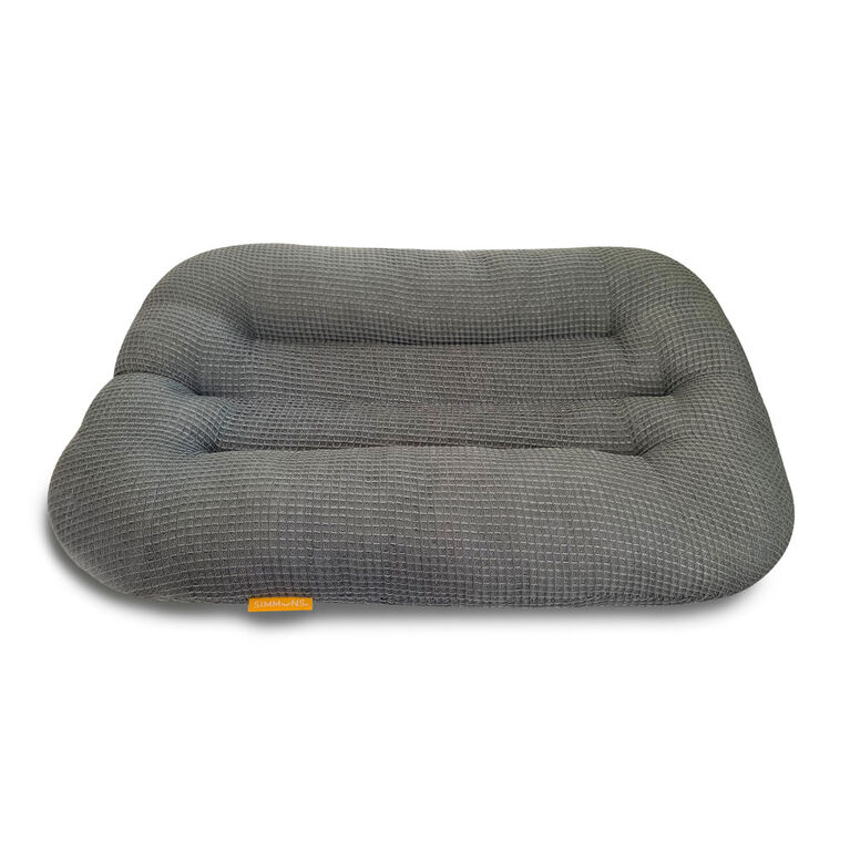 Baby Nest Lounger Grey Waffle Knit