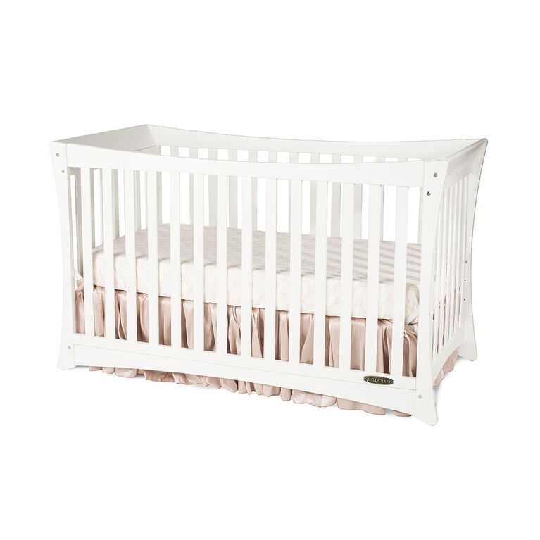 Child Craft Parisian 3in1 Convertible Crib Matte White Babies R
