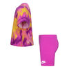 Ensemble t-shirt et short de vélo Nike - Rose - Taille 5