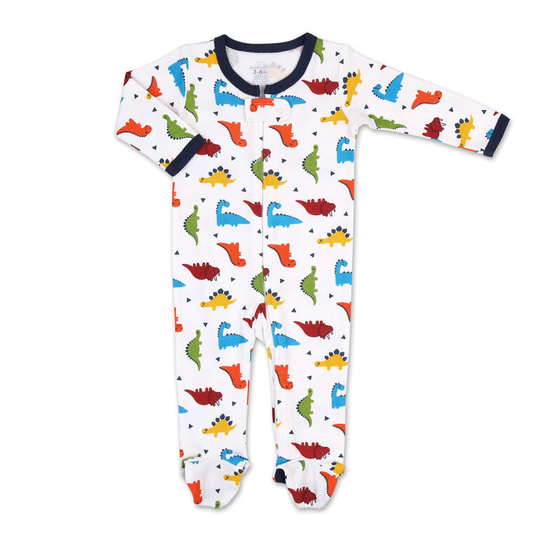 Koala Baby Dino Toss Print Zip-Front Sleeper, 6-9 Months