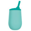 Premier gobelet d'apprentissage en silicone a paille souple TOUCH FLOW, 177 mL de Nuby - Aqua