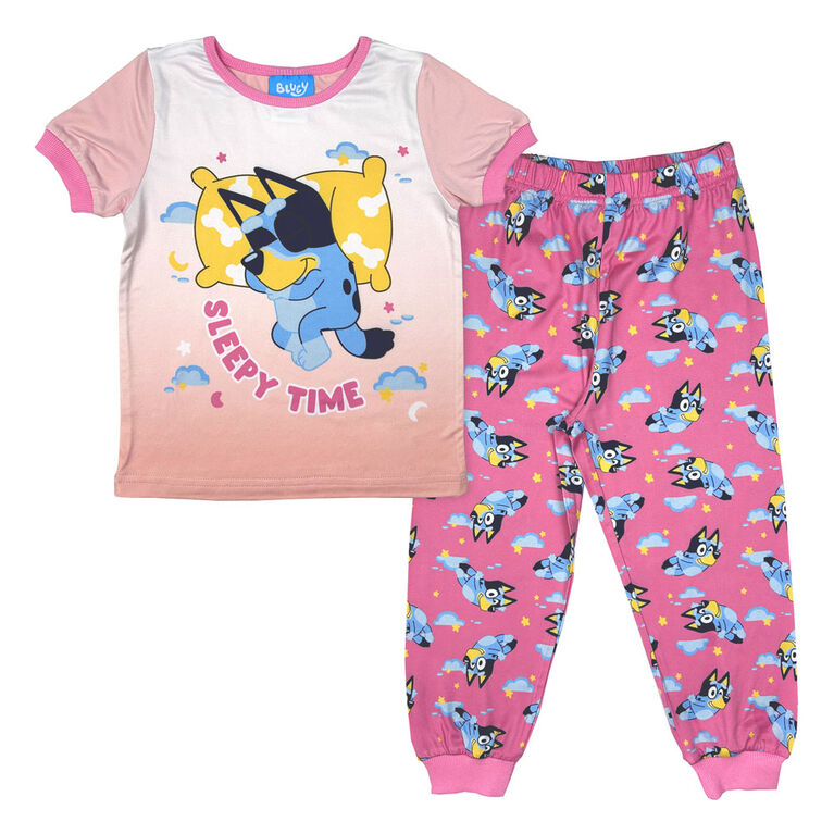 Bluey 2 Piece Pajama Set - Pink 2T