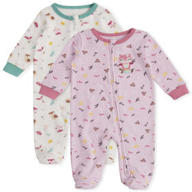 2 -Pack De Koala Baby Sleep And Play Lavande 