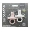 Siliteethe Jouets-dentition en silicone rose/gris rêveur