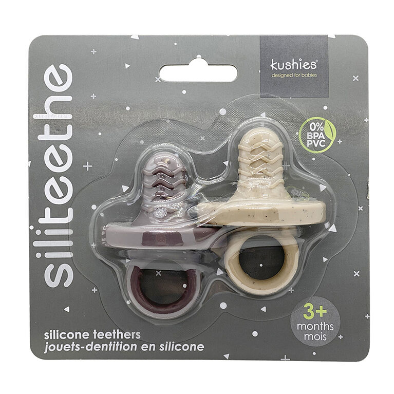 Siliteethe Silicone teethers  Sparrow/Toasted Almond
