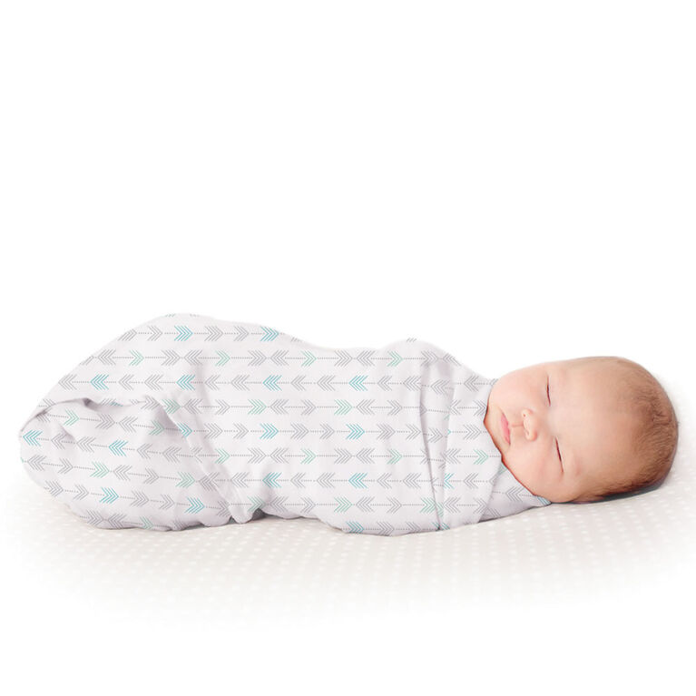 Couvertures en mousseline SwaddleMe de Summer Infant - Rayures aztèques.