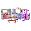 Disney Princess Comfy Squad Camion gourmand, jouet avec 16 accessoires, crèmerie factice