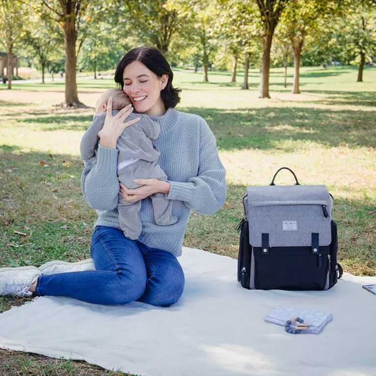 Sac a couches avec bretelles Cascade d'Eddie Bauer - Noir et gris