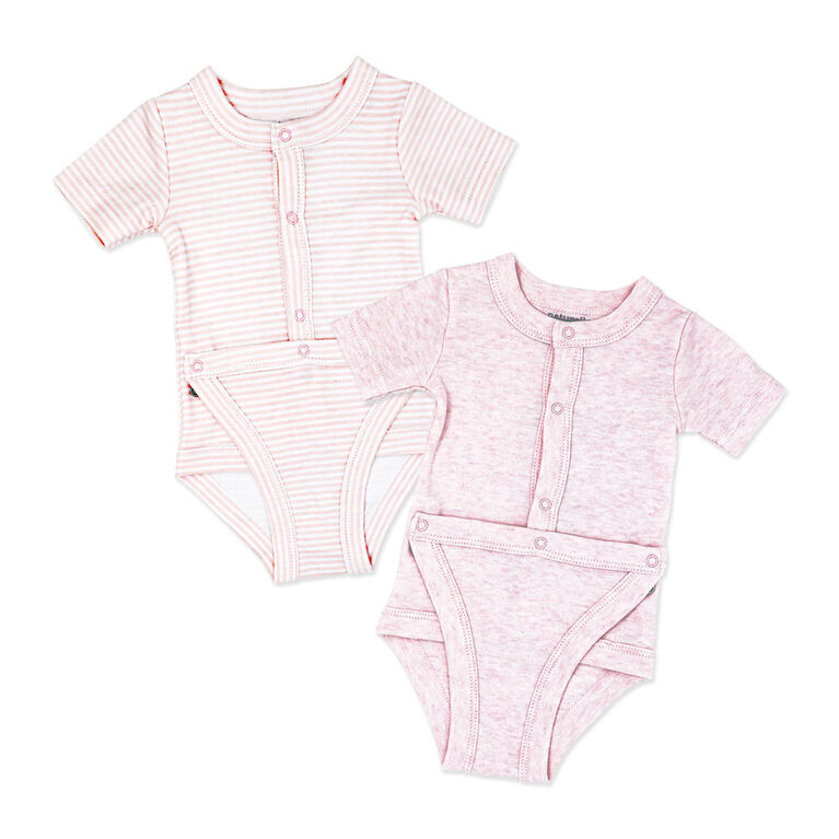 Naturelle 2 Pack Diaper Vest: Pink