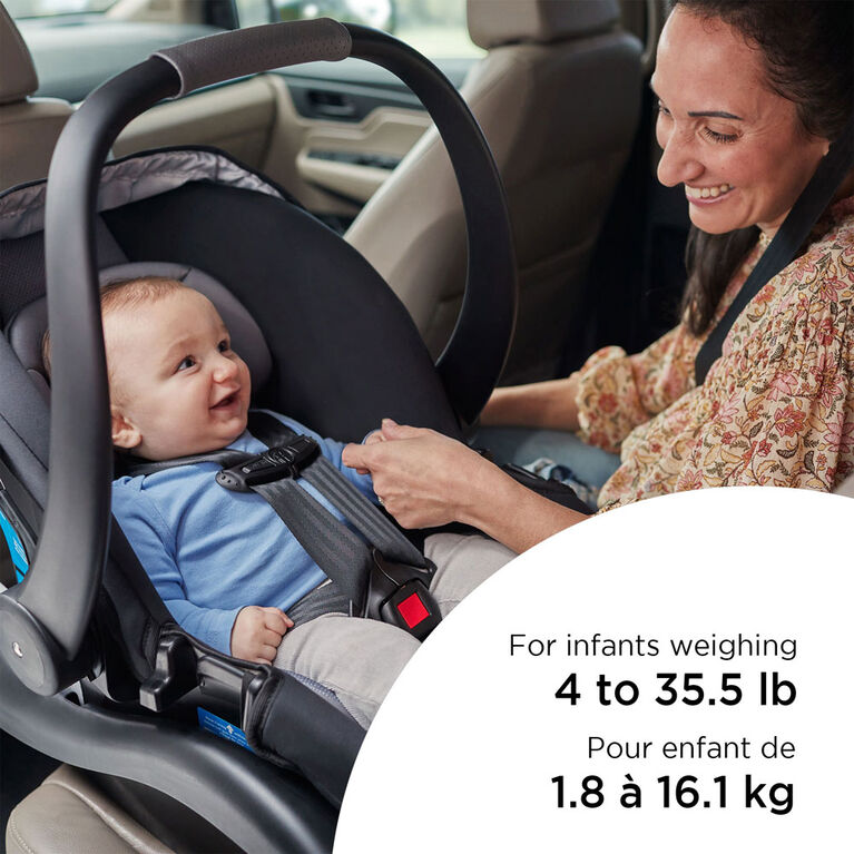 Siège d’auto pour bébé onBoard FLX de Safety 1st