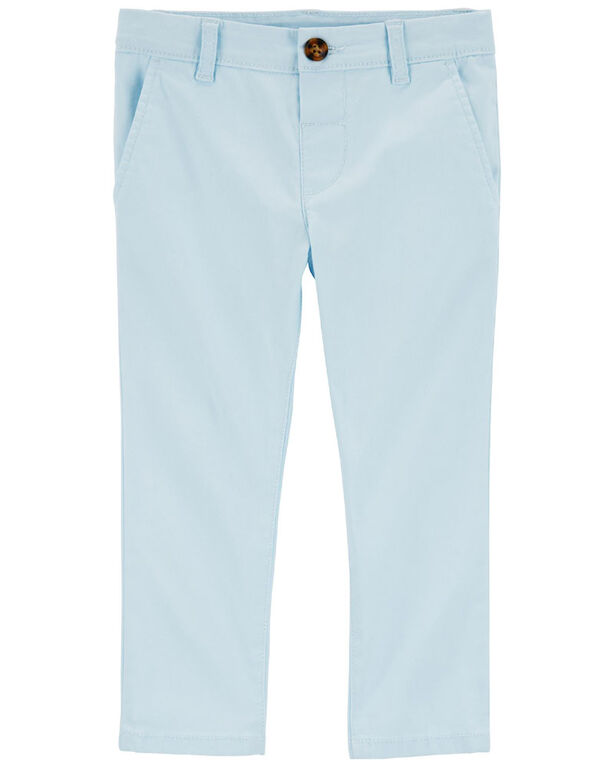 Pantalon &agrave; devant plat Carter's, Bleu &ndash; 2T
