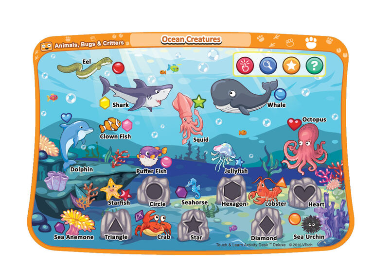 VTech Activity Desk Expansion Pack Animals, Bugs & Critters English