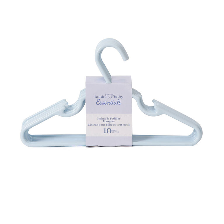 Paquet De 10 Cintres Pour Bebes Et Tout Petits Essentials Koala Bebe Bleu Babies R Us Canada