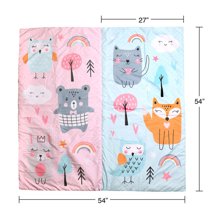Kids Slumber Bag, Woodland Fun