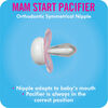 MAM Paquet de 2 suces en silicone Start - 0+ mois - vert.