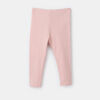 legging en coton biologique taille haute , 9-12m - rose