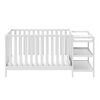Storkcraft Pacific 4-in-1 Convertible Crib and Changer - White.