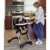 Solid Times Lightweight Portable Highchair-Black