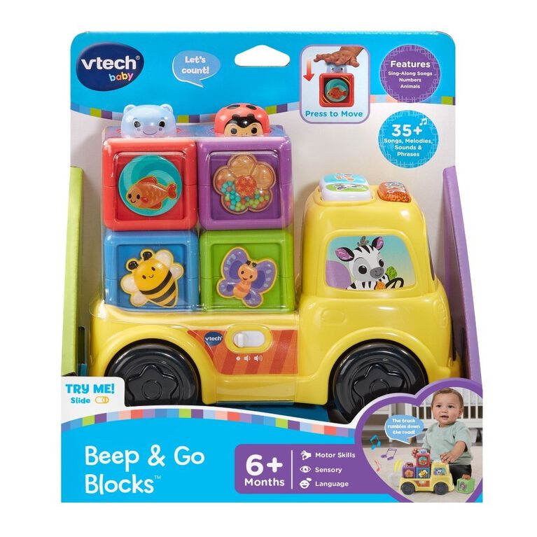 VTech Baby Beep & Go Blocks - English Edition