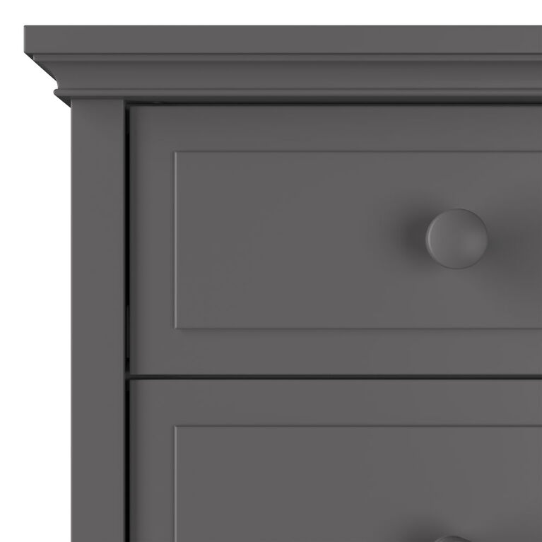 Child Craft Camden Ready to Assemble 4-Drawer Chest - Cool Gray
