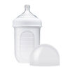 Boon Nursh Silicone Pouch Bottle 8 oz 3-Pack - Grey and White