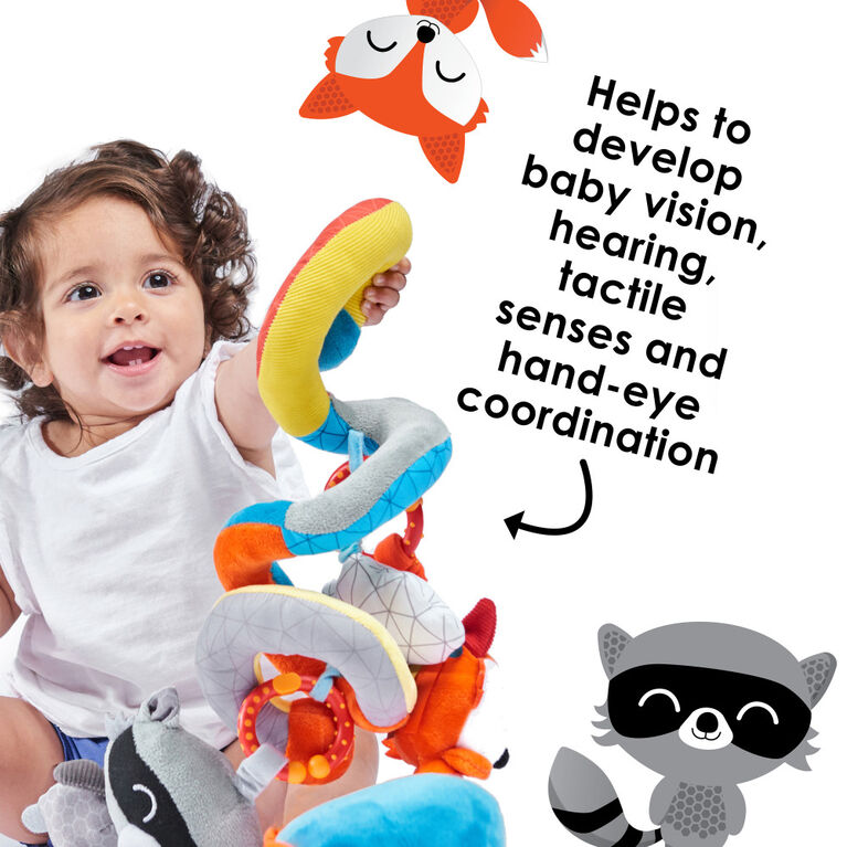 Jouet pour bébé en spirale d'activité Diono