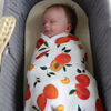 Red Rovr-Organic Cotton Muslin Blanket 2pk - Peachy