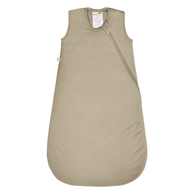 Perlimpinpin-Bamboo sleep bag 1.0 TOG-Taupe-0-6m