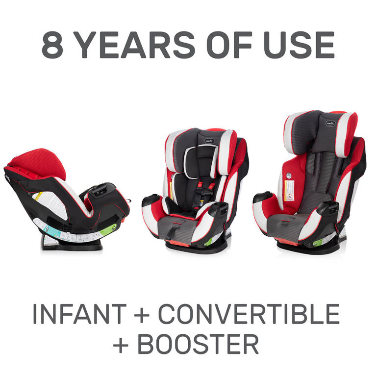 Evenflo Symphony DLX All-in-One Car Seat - Ocala, Car Seat expiry date: 2029