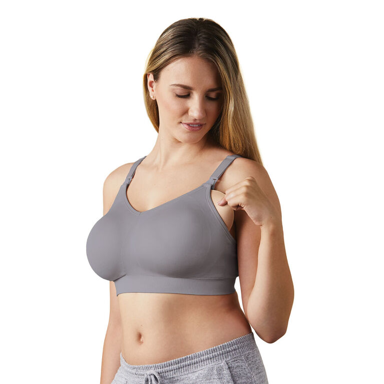 Body Silk Seamless Nursing Bra - Silver Belle, Extra Small