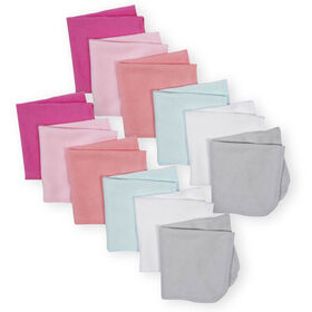 Koala Baby 12-Pack Washcloth, Pink Variety