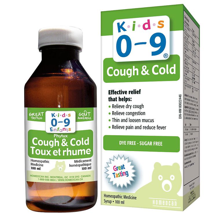 Homeocan enfants 0-9 toux et rhume.