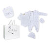 Rock a Bye Baby Boutique  - Netural Toy Box Footie 5-Pc Set - Newborn