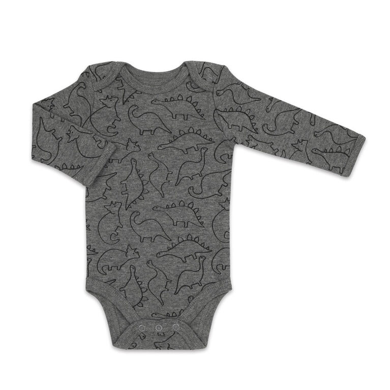 Koala Baby 4Pk Long Sleeve Bodysuit Camo Dino, Newborn